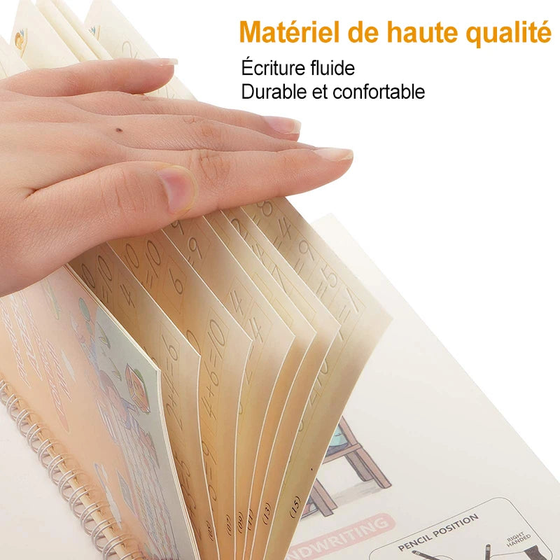 4 cahiers d'écriture magiques 3 ans et plus
