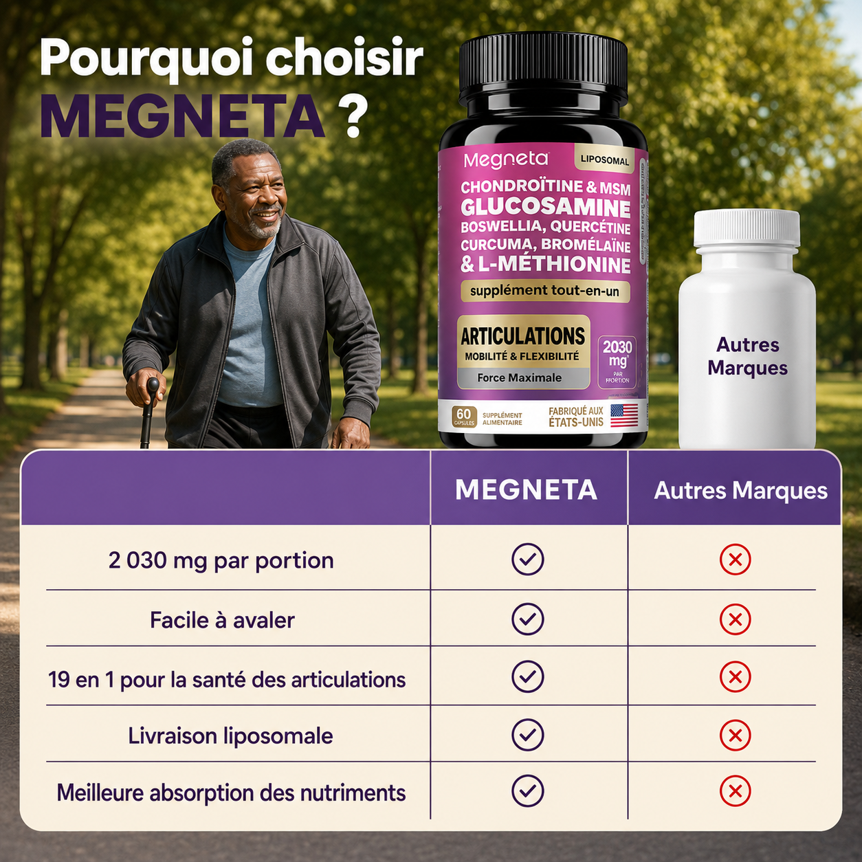 Capsules Glucosamine Chondroitin 19-en-1