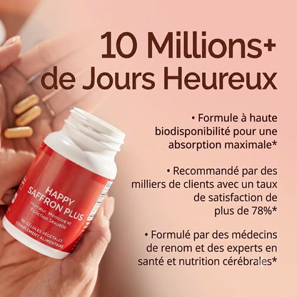 Happy Saffron Plus – Le Secret du Safran 3-en-1
