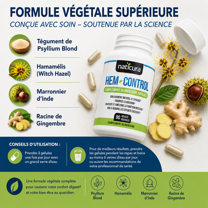Complément alimentaire pour le traitement des hémorroïdes