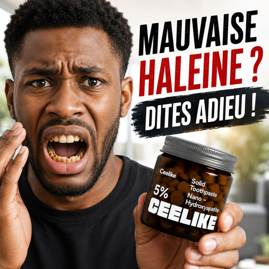 Comprimés de dentifrice à 5 % d'hydroxyapatite