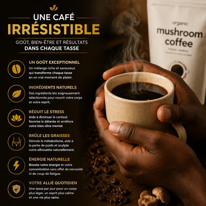 Café aux champignons en poudre pour transformez votre corps