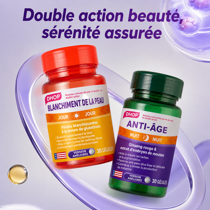 Pack de soins éclaircissants et anti-âge