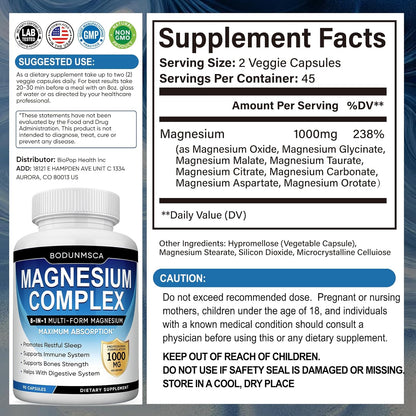 Magnesium Complex - moins de stress, plus d’énergie
