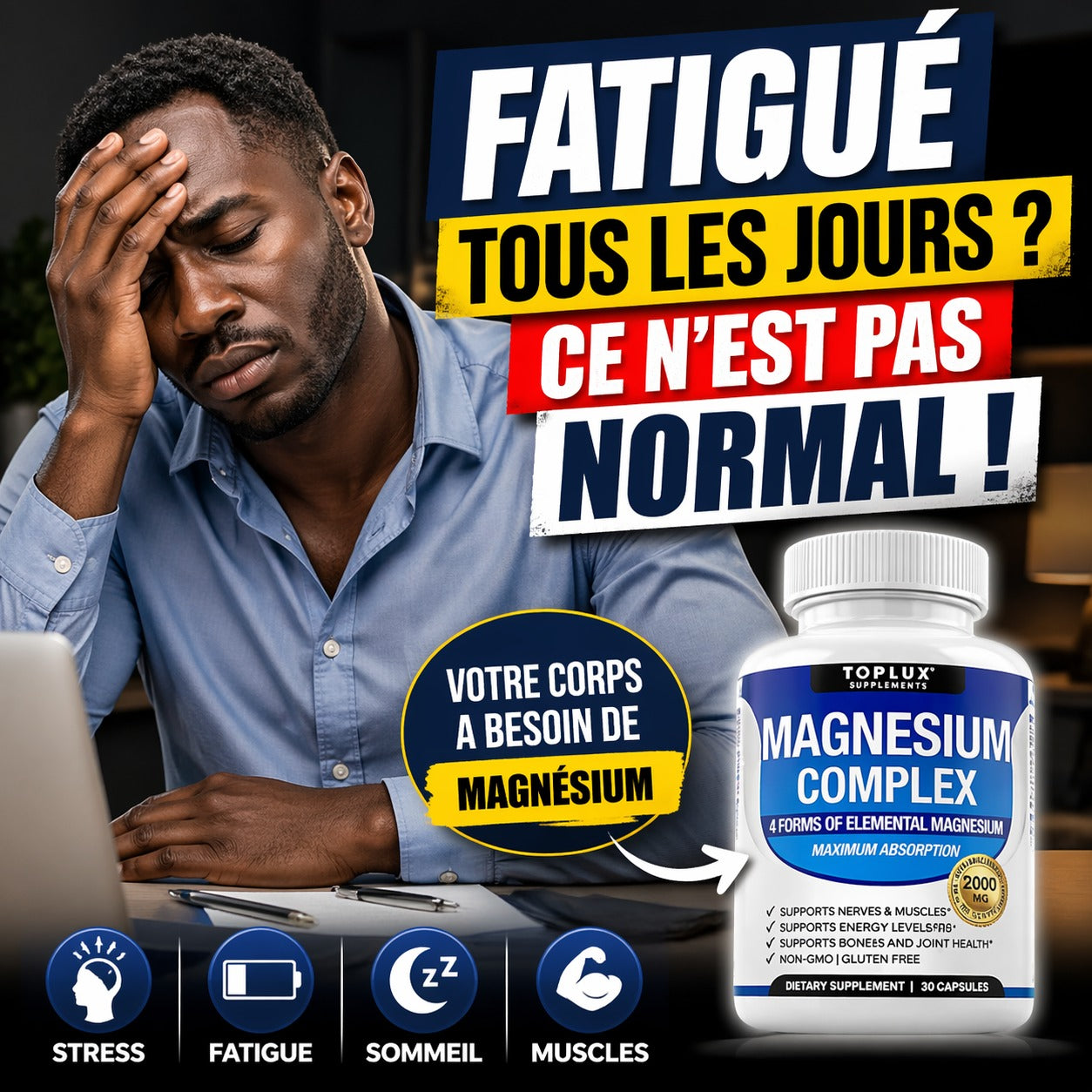 Magnesium Complex - moins de stress, plus d’énergie