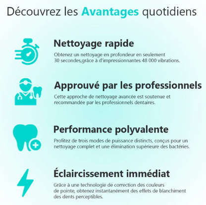 Brosse À Dents Sonique Automatique à Ultrasons