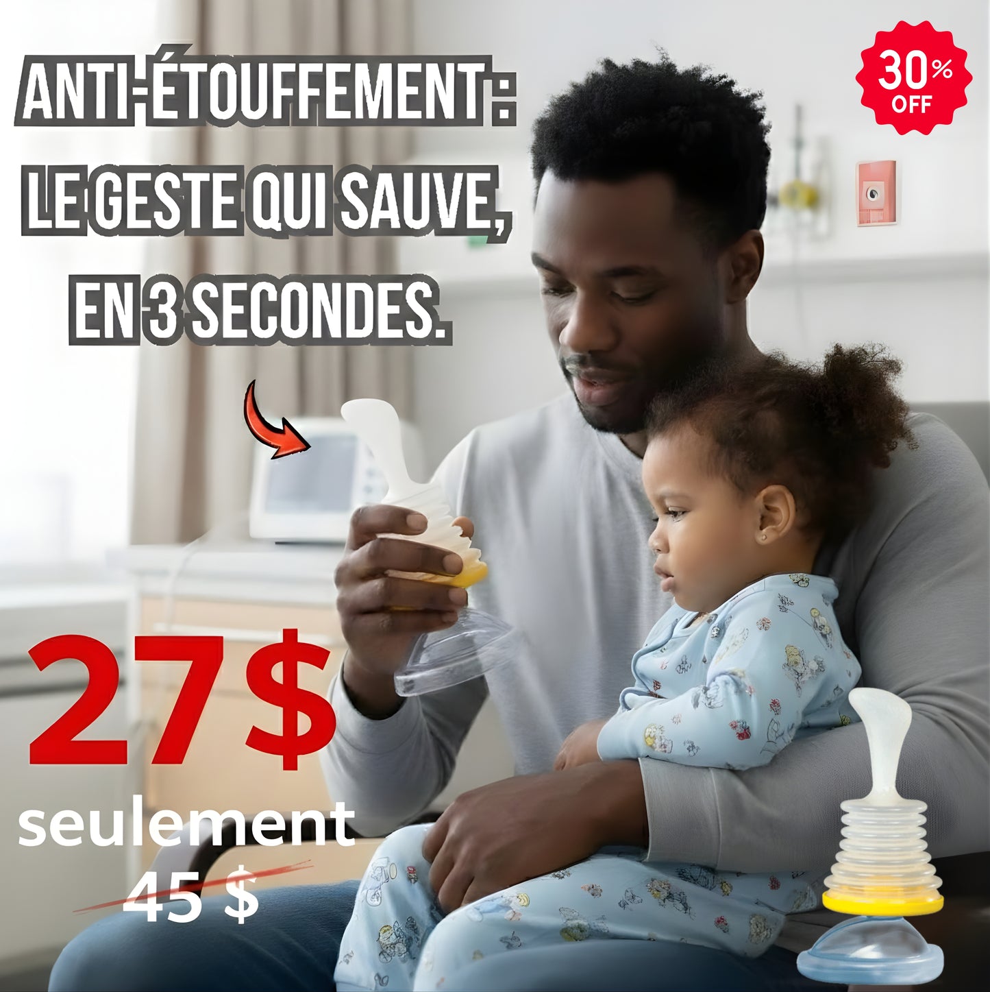 Dispositif de sauvetage par étouffement