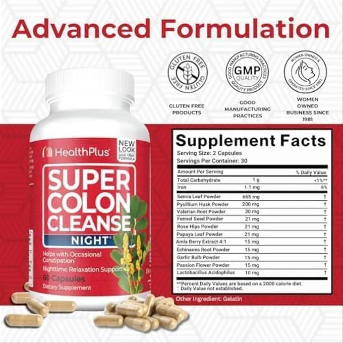 Health Plus Super nettoyage du côlon
