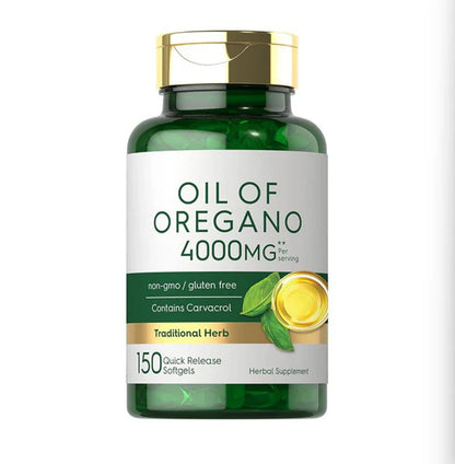 Capsules huile d'origan-complément alimentaire naturel à base de plantes