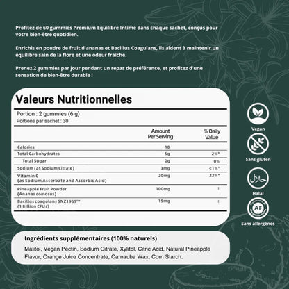 Gummies équilibre intime