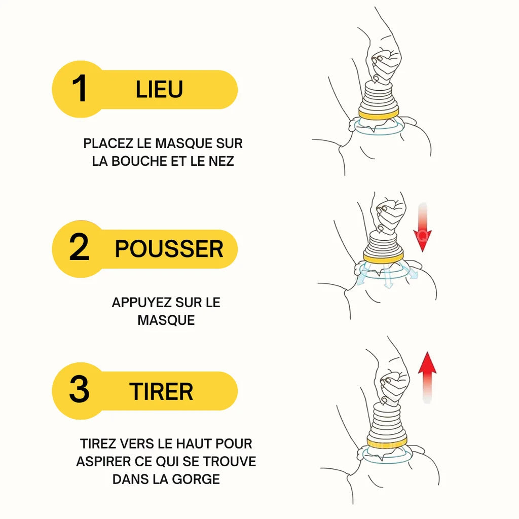 Dispositif de sauvetage par étouffement