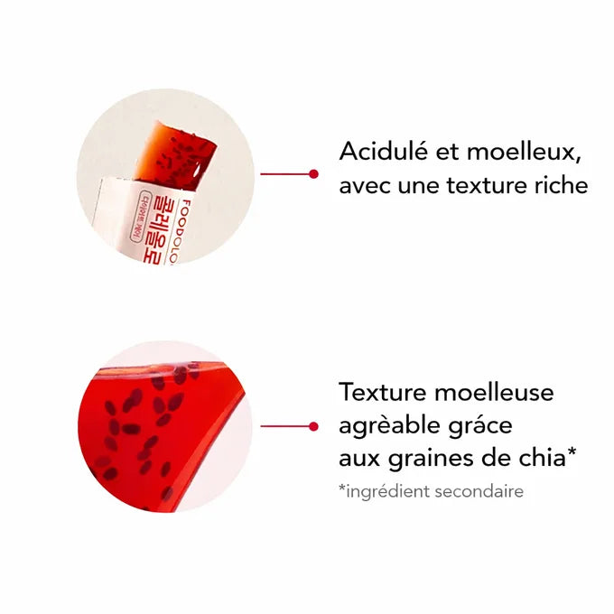 Gelée de coupe de coléologie avec graines de chia
