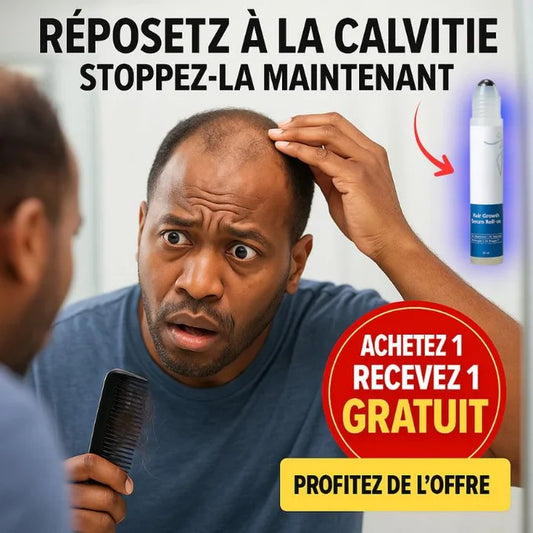 Sérum roll-on pour la croissance des cheveux
