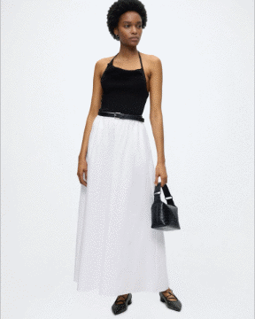 Jupe longue blanche – Taille standard