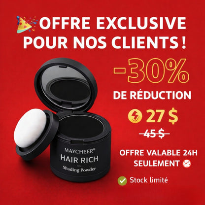 Camouflage Capillaire Professionnel Couleur Noire