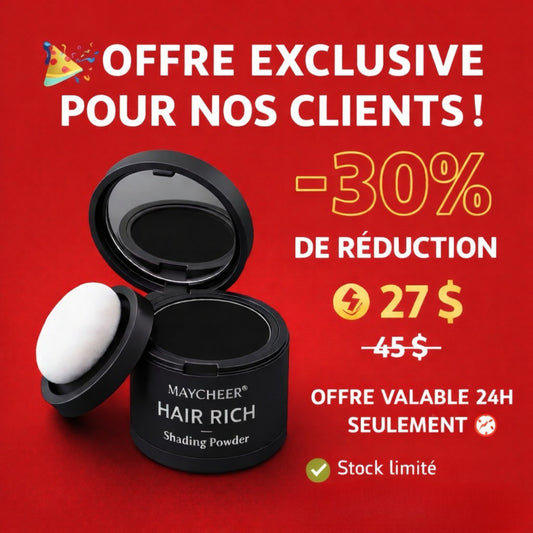 Camouflage Capillaire Professionnel Couleur Noire