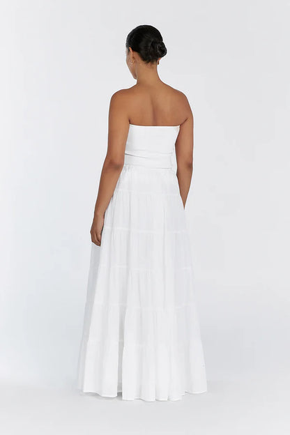 White maxi skirt Taille Standard