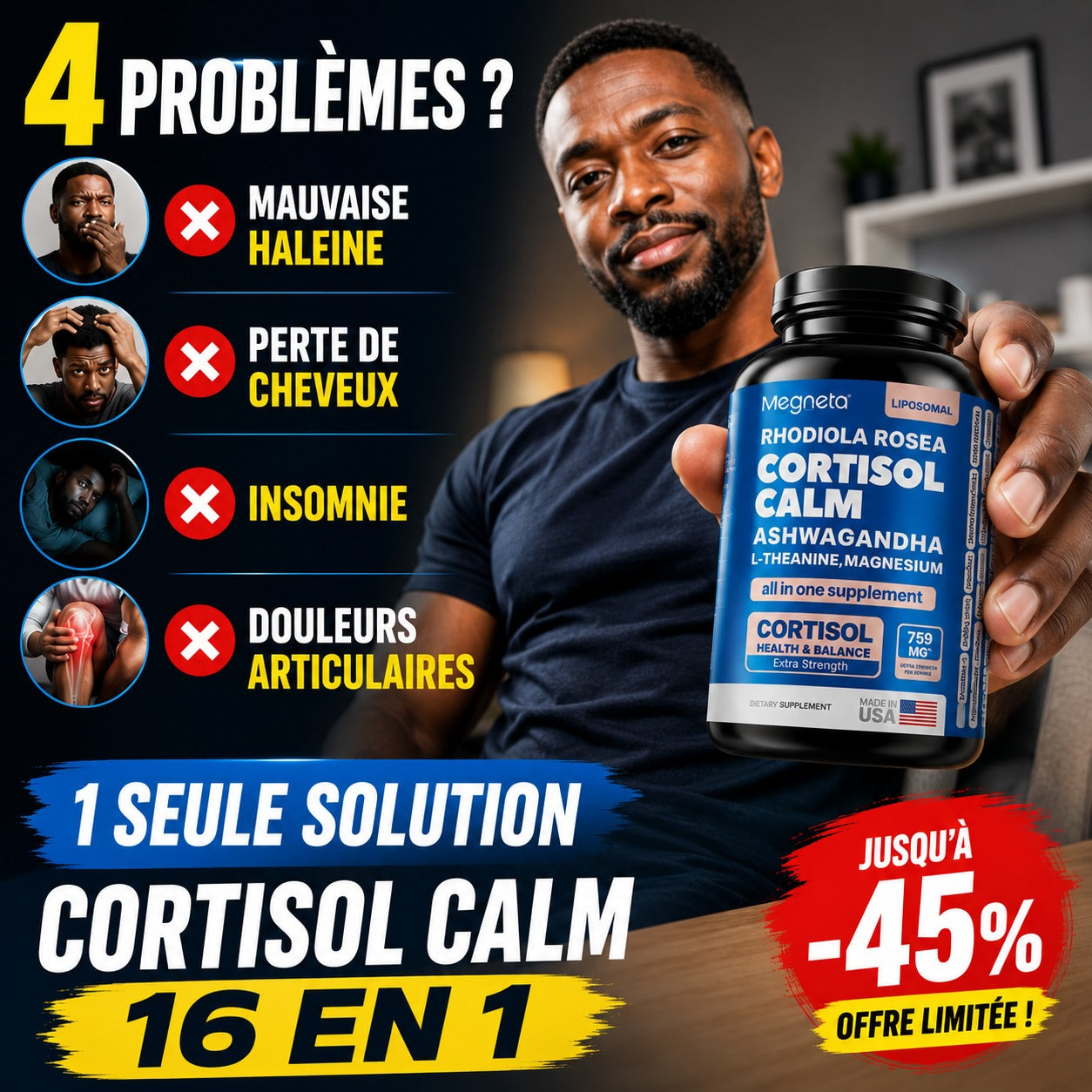 Cortisol calm 16 en 1