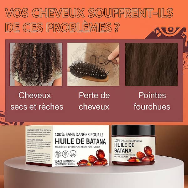 Huile de Batana pour la croissance des cheveux