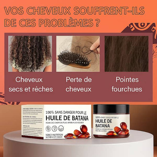 Huile de Batana pour la croissance des cheveux