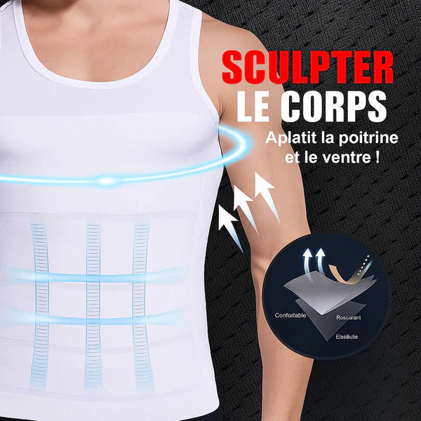 T-shirt de compression rafraîchissant pour homme
