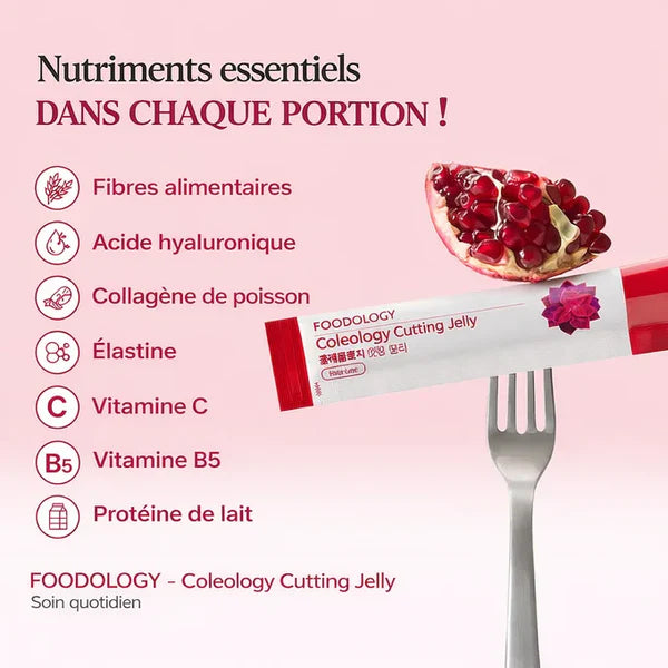 Gelée de coupe de coléologie avec graines de chia