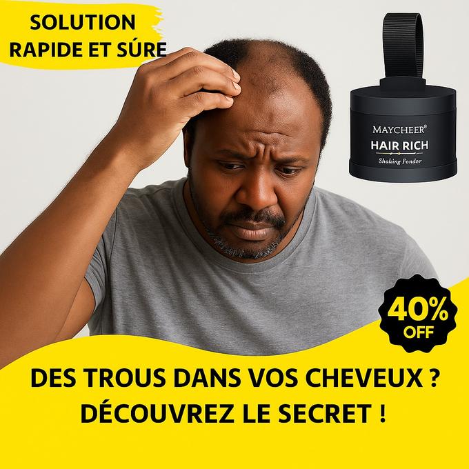 Camouflage Capillaire Professionnel Couleur Noire