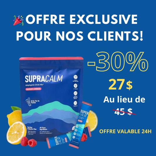 SUPRACALM™ – L’équilibre du cortisol - Offre exclusive 🎉