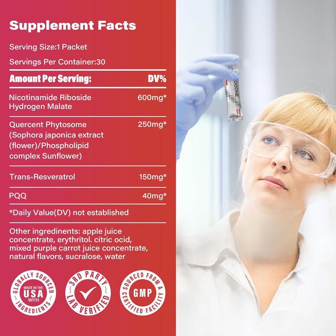Zooone - Supplément NAD nicotinamide riboside pour femme et homme