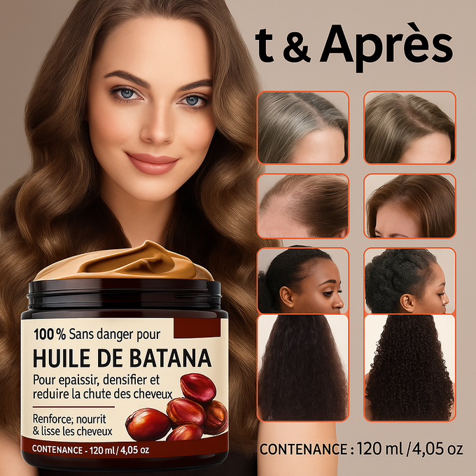 Huile de Batana pour la croissance des cheveux